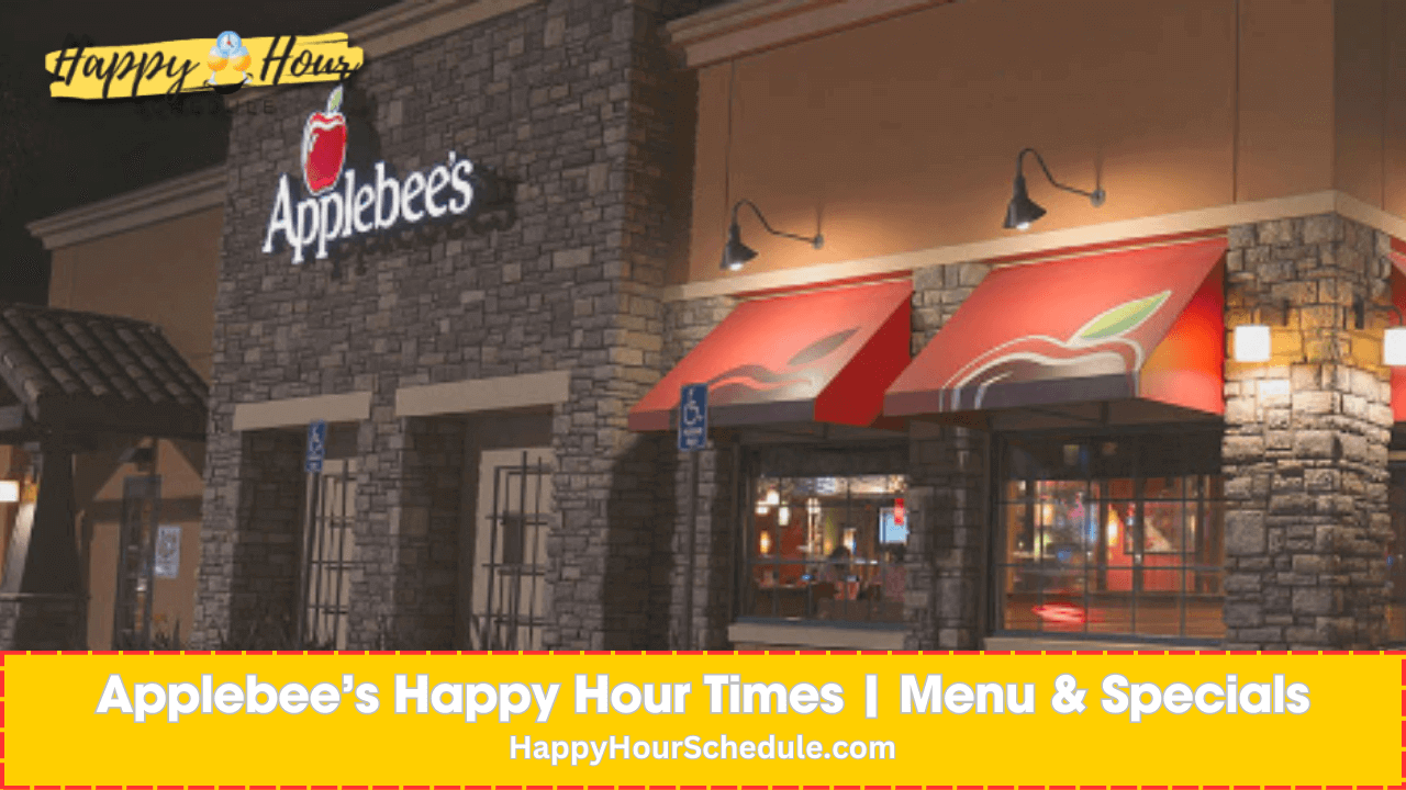 Applebee’s Happy Hour Times⏳ Menu & Specials 2024