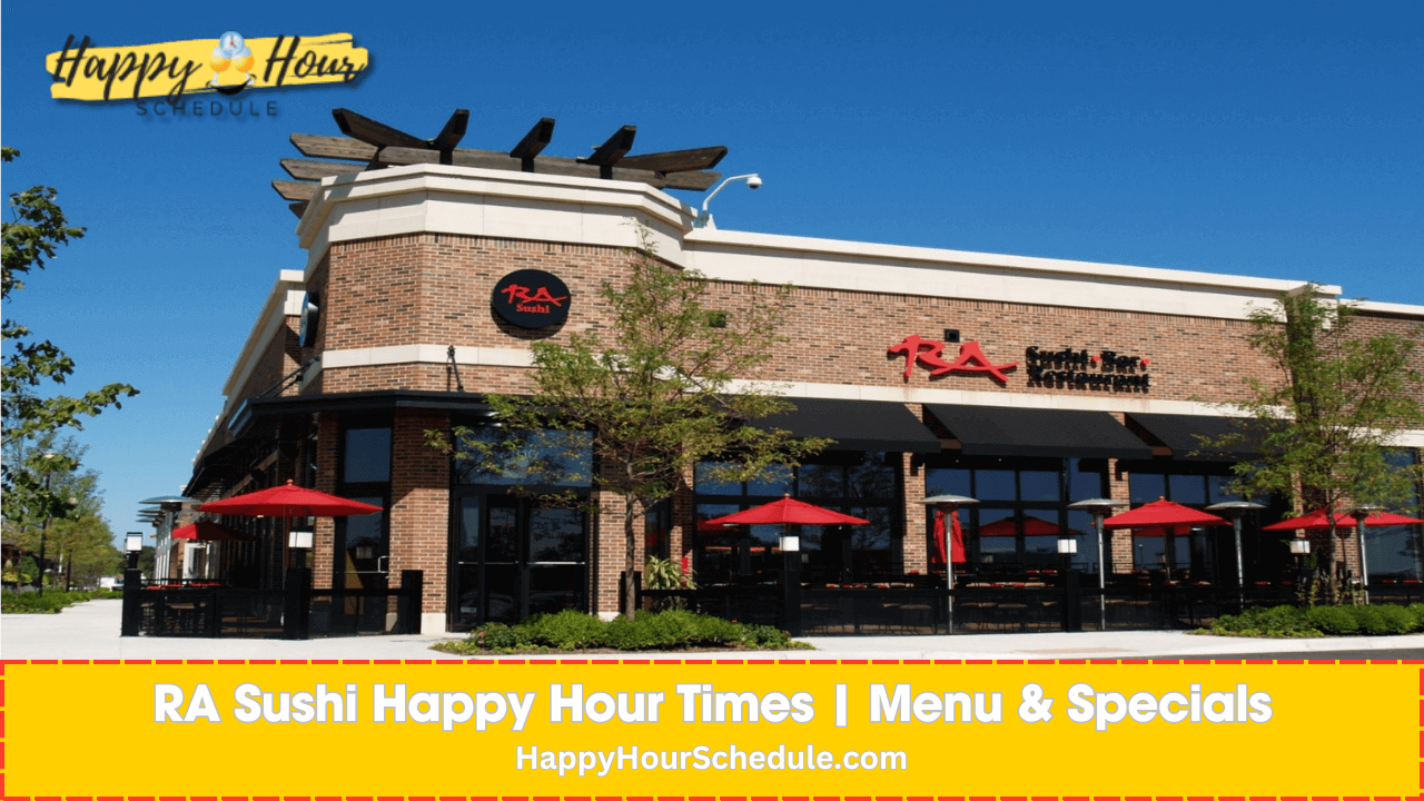 RA Sushi Happy Hour Times Menu Specials 2025