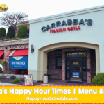 Carrabbas Happy Hour Times, menu specials, drink specials