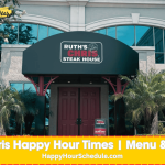 Ruth's Chris Happy Hour Times, menu specials, drink specials